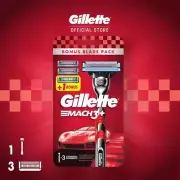 1 PCS GILLETTE MACH 3 + 3 Cartridge B(Razor 1 Handle + 3 Replacement Cartridge )