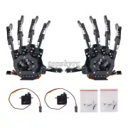 Mechanical Claw Clamper Gripper Arm Right & Left Hand with Servos for Robot DIY