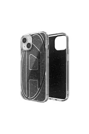 [Diesel] Diesel - Glitter Case for iP 15 - Cases - Unisex - Black Black