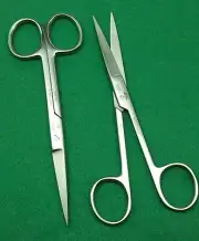 2 O.R Dressing Operating Scissors SHARP/SHARP 5.5" ROUND PATTERN SURGICAL INST