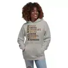 Melanin Coffee Mocha Chocolate Cocoa Caramel Honey Espresso Unisex Hoodie