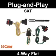 CURT 2008 Dodge Dakota SXT Custom Wiring, 4-Flat
