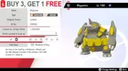 ✨Shiny Rhyperior✨Pokemon Sword and Shield Perfect IVFast Delivery