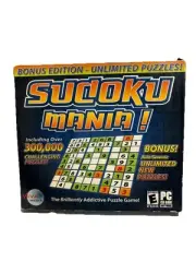 Soduku Mania! PC Game - Win 98/Me/2000/XP Bonus Edition Unlimited Puzzles