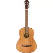 Fender FA-15 3/4 Scale Steel String Acoustic Guitar, Natural w/ Gig Bag
