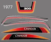 1977 Massey Ferguson Chinook Snowmobile Decals
