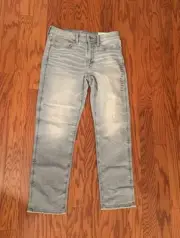 NWT American Eagle Jeans Mens 30x30 Blue Athletic Straight Fit Denim Airflex+