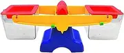 Generic Children's Balance Scale with Double Pans for Weight Measurement and Counting, Blue