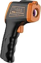 Infrared Thermometer, Non-Contact Digital Temperature Gun -58°F to 1112°F (-50°C to 600°C) with LCD Display,Orange