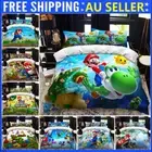 Super Mario Bros. 3D Doona Quilt Duvet Cover Bedding Set Single Double Queen AU