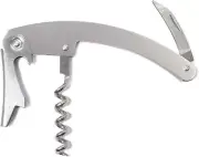 [48 PACK] Stainless Steel Bar Corkscrew with Foil Cutter - Wine Bottle Opener