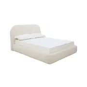 [James Lane] Capri Lift Bed Boucle Ivory