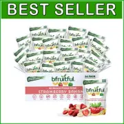 Sugar-Free Freeze-Dried Strawberry Banana Bites - Family-Friendly Snack Pack