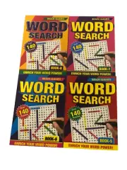 Pk4 Word Search Book Words Find Puzzle Brain Games A5 Size Books 5-8