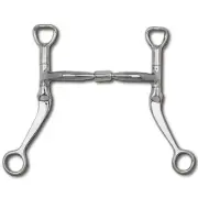 Myler Stainless Steel Horse Equine MB 01 Flat Shank Comfort Snaffle 5" Bit