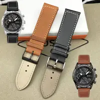 在飛比找Yahoo!奇摩拍賣優惠-替換錶帶 現貨HUGO BOSS錶帶頭層牛皮22MM黑色棕色