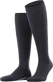 FALKE Men's Airport Plus Knee-High Socks Breathable Climate-Regulating Odour-Neutralising Wool Cotton Long Thin Elegant Plush Soles Flat Seam In The Toe Area For Dress Casual Business Looks 1 Pair