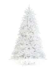 National Tree Company 9ft Dunhill White Fir Tree with 900 Clear Lights