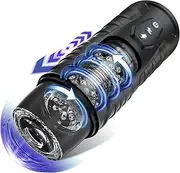 Sex Toys for Men Hands Free Electric Malemasterbrators Toy with Powerful Thrusting Rotating Modes for Stimulation Electric Pocket Pussy Vagina Men's Hoodies Charge A1G20