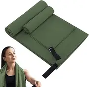 Microfiber Camping Towel | Portable Fitness Towel,Outdoor Fitness Accessories, Quick-Drying Absorbent Washcloth for Running Climbing
