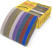 45-Piece 1/2" X 12" Sharpener Sanding Belt Kit for Work Sharp & Tool Sharpener
