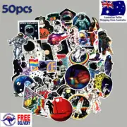50pcs Nasa Astronaut Outer Space Vinyl Sticker Laptop Luggage