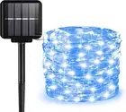 Solar String Lights Outdoor, 66 Feet 200 LEDs 8 Modes 200 LEDs, Blue