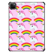 iPad Pro 11-inch (3rd/4th gen) iPad Impact Case Unicorn and rainbow pattern - pink
