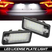 for A4 Audi Q7 RS4 A6 S4 A3 License Plate Canbus Light 18 SMD LED White car Blub (for: Audi)