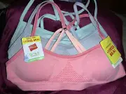 3-Pack Hanes Girl's Seamless Foam Strappy Back Wirefree Bralette MHH153 - Sz M
