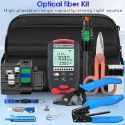 Fiber Optic Tool Kit 30mW VFL -70 To +10dBm OPM Fiber Cleaver Stripper FTTH Tool