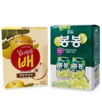 在飛比找momo購物網優惠-【韓國HAITAI】葡萄果汁 水梨果汁238ml(12罐/盒