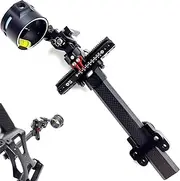 Bow Sight for Compound Bow,Micro Adjustable Archery Sight with 0.019" Fiber Optics,A Hunting Bow Sight Light can be Added.