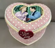 San Francisco Music Box Company “ I Love Lucy” Heart Jewelry Music Box 2007 New