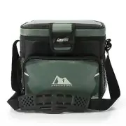 9 Cans Zipperless Soft Sided Cooler with Hard Liner, Sea Foam Green