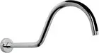 Shower Extension Arm with Flange - S Shaped High Arc Gooseneck Long Shower Exten