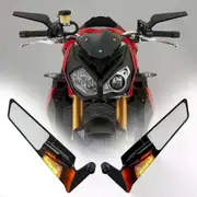 Motorcycle Side View Mirror with Turn Signal for BMW S1000R F900R F900XR G310R G310GS C400X C400GT Wind Wing Rearview Mirror Kit