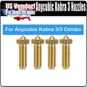 Kobra 3 Brass Nozzles For Anycubic Kobra 3 Hotend, Kobra 3 Combo Nozzle