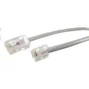 Dynamix C-RJ1245-3 4C RJ12 to RJ45 Cable - 3m - Grey All Pins Connected Crossed [C-RJ1245-3]