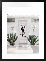 Luxury Door Artwork Framed W Glass Front 60x80cm