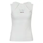 [SHUSHU/TONG] Lapel Elastic Sleeveless Top