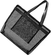 [Healeved] Toiletry Bag Handbag Bag Large Capacity Tote Portable Mesh Shopping Pouch