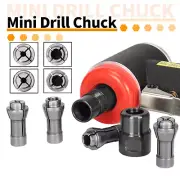 4PCS 3-6.35mm Mini Drill Brass Collet Chuck Grinder Fittings For Rotary Tools