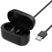 NEW Black Charging Storage Box Charging Case + Cable For Jabra Elite 75T Headset