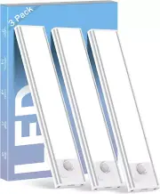 under Cabinet Lights Motion Sensor Light Indoor USB-C Rechargeable LED Closet Li