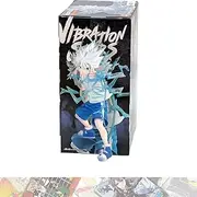 BANDAI SPIRITS Killu a Zoldyck II: 13cm Vibration Stars Statue Figurine Bundled with 1 A.C.G. Compatible Theme Trading Card (89616)