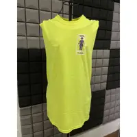 在飛比找蝦皮購物優惠-X-GIRL SK TANK TOP 螢光黃背心