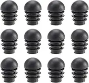 ECSiNG 40Pcs Chair Leg Protectors Plastic Round End Plugs Chair Leg End Caps Tube Domed Inserts End Caps Stoppers for Tables and Chairs for 16mm feet