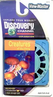 Creatures of the Deep 3D View-Master 3 Reel Packet SEALED Includes plastic case