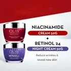 OLAY Regenerist Micro-Sculpting + Retinol24 Moisturizer DAY & NIGHT Set 50G